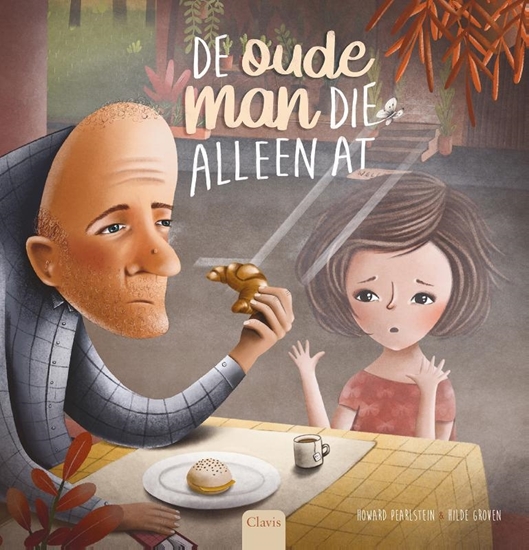 Afbeelding van De oude man die alleen at