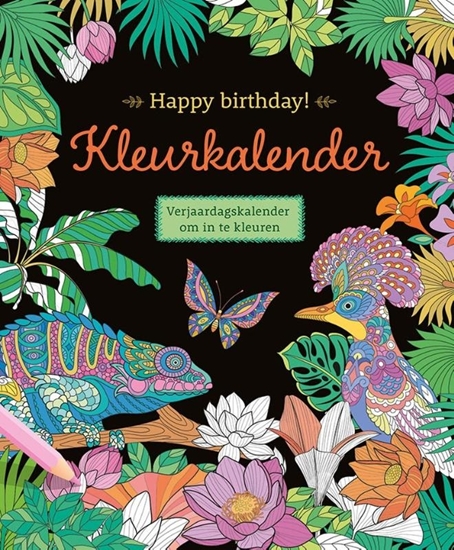 Afbeelding van Happy birthday! Kleurkalender
