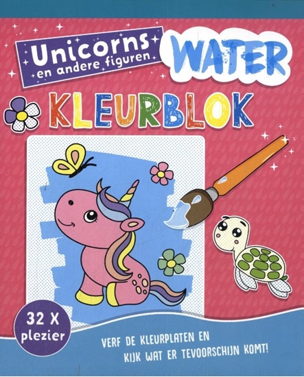 Afbeelding van Waterkleuren Waterkleurblok Unicorns