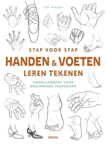 Afbeelding van Stap voor stap handen en voeten leren tekenen