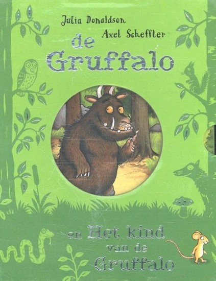 Afbeelding van De Gruffalo / Het kind van de Gruffalo kartonboekjes in cassette