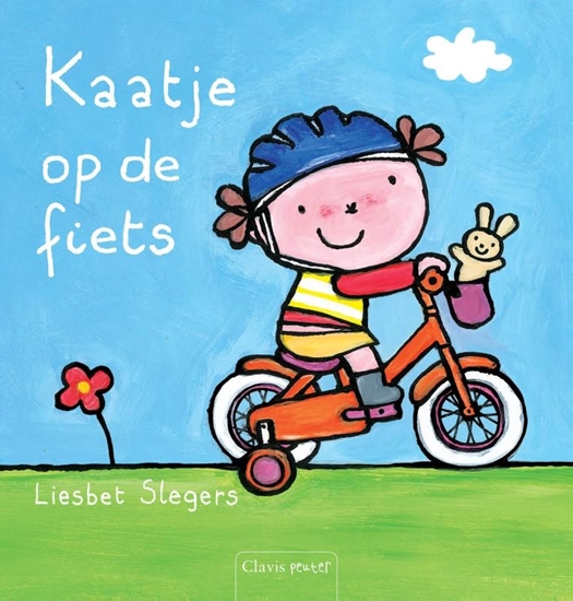 Afbeelding van Karel en Kaatje Kaatje op de fiets