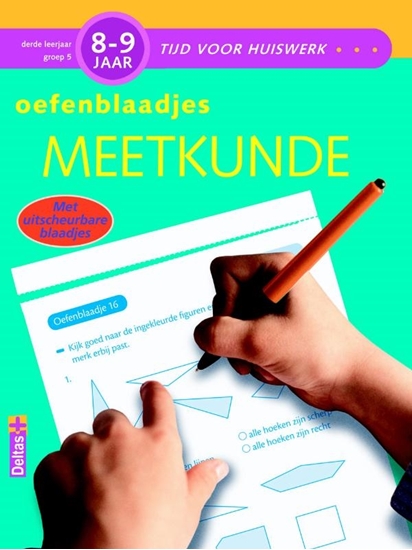 Afbeelding van Tijd voor huiswerk Oefenblaadjes Meetkunde 8-9 jaar