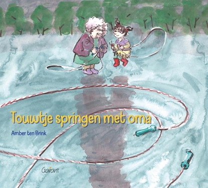 Afbeeldingen van Touwtje springen met oma