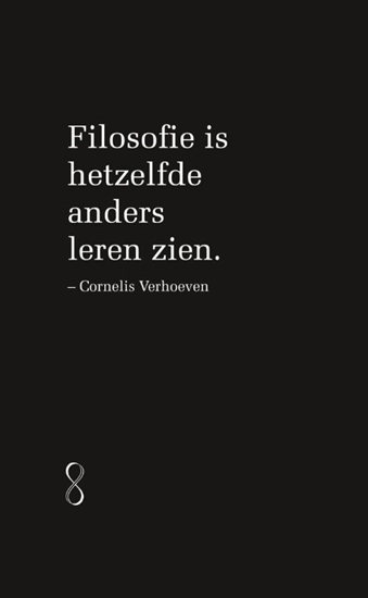 Afbeelding van Notitieboekje Filosofie Zwart 5 exemplaren