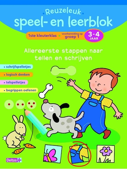 Afbeelding van Reuzeleuk speel- en leerblok 1ste kleuterklas; Voorbereiding op groep 1; 3-4 jaar