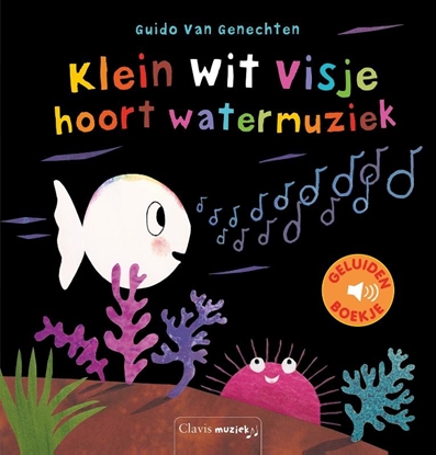 Afbeeldingen van Klein wit visje Klein wit visje hoort watermuziek