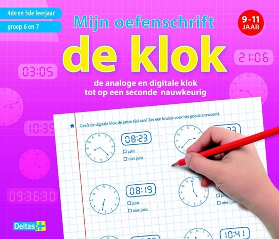 Afbeelding van Mijn oefenschrift De klok 9-11 jaar