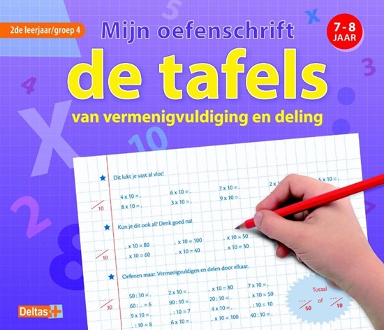 Afbeelding van Mijn oefenschrift De tafels 7-8 jaar groep 4