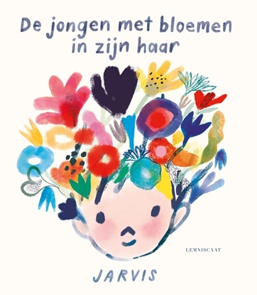 Afbeeldingen van De jongen met bloemen in zijn haar