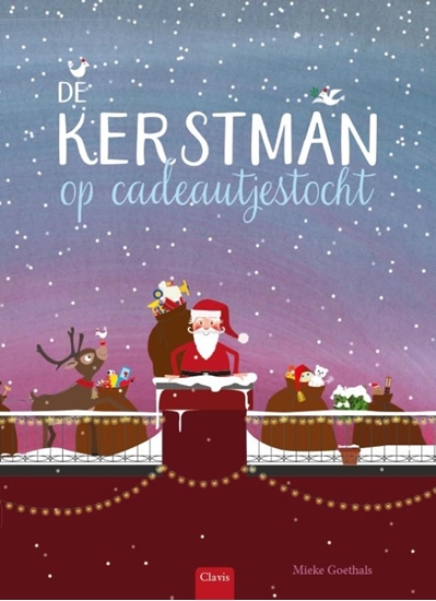 Afbeelding van De kerstman op cadeautjestocht