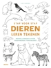 Afbeelding van Stap voor stap dieren leren tekenen