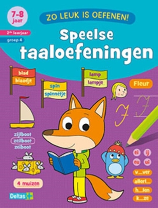 Afbeeldingen van Speelse taaloefeningen 7-8 jaar 2de leerjaar groep 4