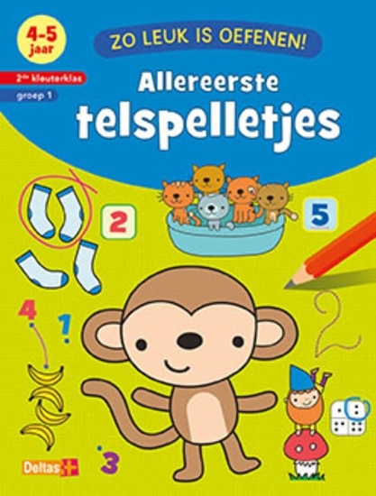 Afbeelding van Zo leuk is oefenen! Allereerste telspelletjes (4-5 j.)