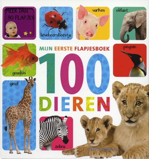 Afbeelding van Mijn eerste flapjesboek 100 dieren