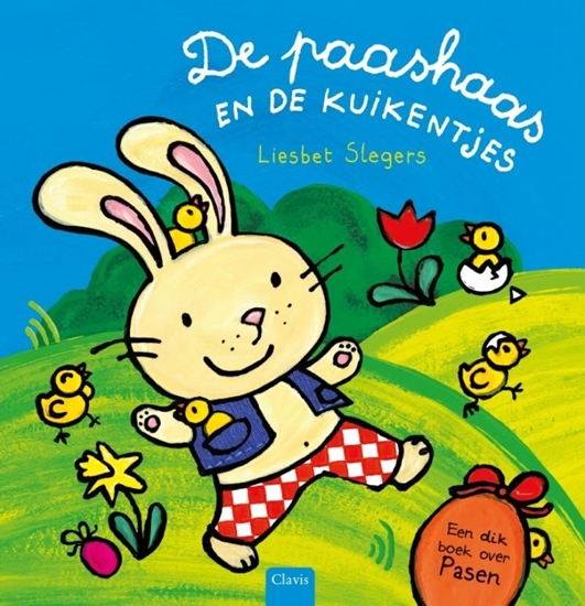 Afbeelding van De paashaas en de kuikentjes