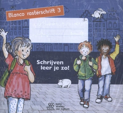 Afbeeldingen van Schrijven leer je zo! Blanco rasterschrift 3 - set a 5 stuks