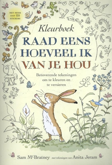 Afbeelding van Kleurboek raad eens hoeveel ik van je hou