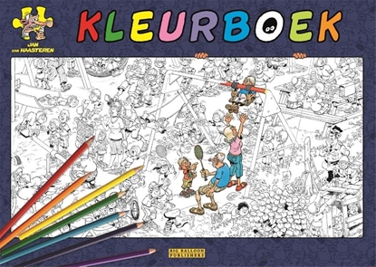 Afbeeldingen van Jan van Haasteren kleurboek