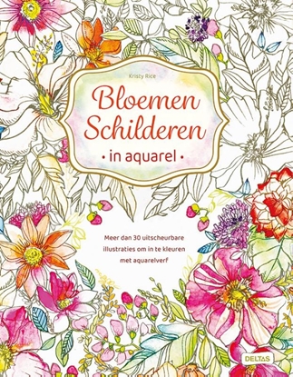 Afbeeldingen van Bloemen schilderen in aquarel