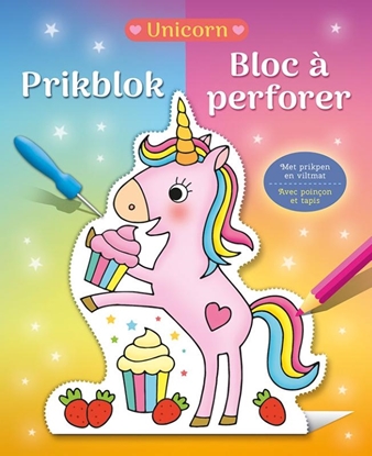 Afbeeldingen van Prikblok Unicorn / Bloc à perforer Unicorn