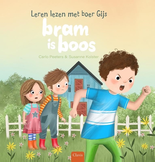 Afbeelding van Leren lezen met boer Gijs Bram is boos