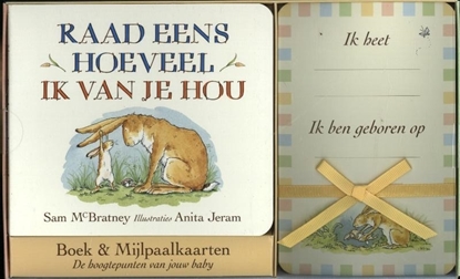 Afbeeldingen van Raad eens hoeveel ik van je hou Boek & Mijlpaalkaarten