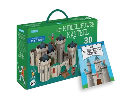 Afbeeldingen van Boek + 3D-puzzel Het middeleeuws kasteel - Boek + 3D-puzzel
