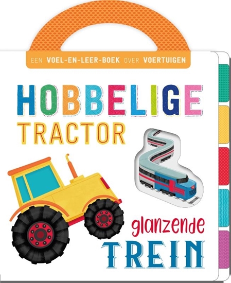 Afbeelding van First concepts Hobbelige tractor, glanzende trein
