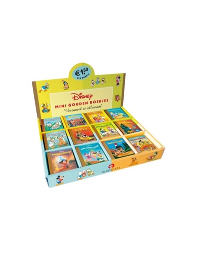 Afbeelding van Display mini disney gouden boekjes