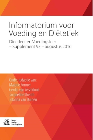 Afbeelding van Informatorium voor voeding en diëtetiek Dieetleer en Voedingsleer - Supplement 93 - augustus 2016