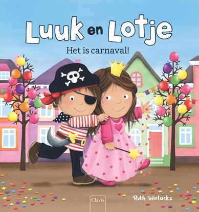Afbeeldingen van Luuk en Lotje Het is carnaval!