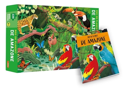 Afbeeldingen van Red de planeet - puzzel + boek De Amazone - Red de planeet - puzzel en boek