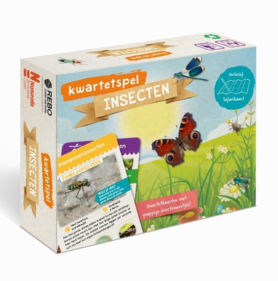 Afbeelding van INSECTEN - kwartetspel met posterboek