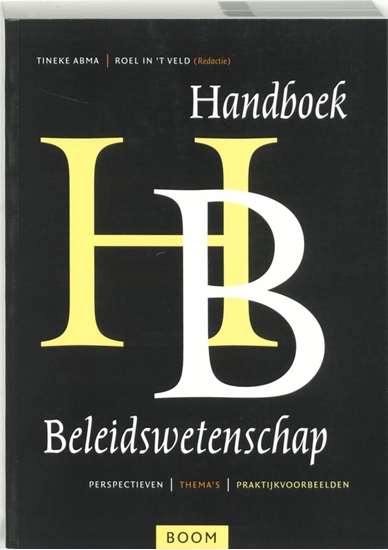Afbeelding van Handboek beleidswetenschap