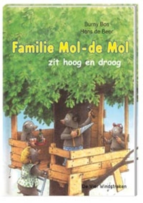 Afbeeldingen van Hoera, ik kan lezen! Familie Mol-de Mol zit hoog en droog