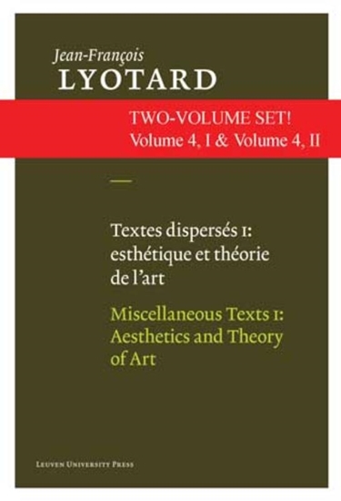 Afbeelding van Jean-François Lyotard: Writing ons Contemporary Art and Artists Textes disperses I & II: esthetiques et theorie de l'art & artistes contemporains