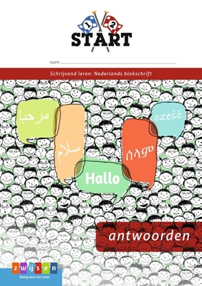 Afbeeldingen van Pennenstreken Start Schrijvend leren: blokschrift Antwoordenboek