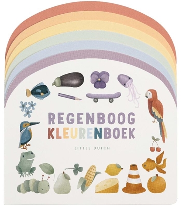 Afbeeldingen van Little Dutch Regenboog kleurenboek