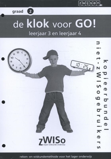 Afbeelding van Klok voor go! Graad 2 leerjaar 3 en 4 Kopieerbundel voor niet zWISogebruikers