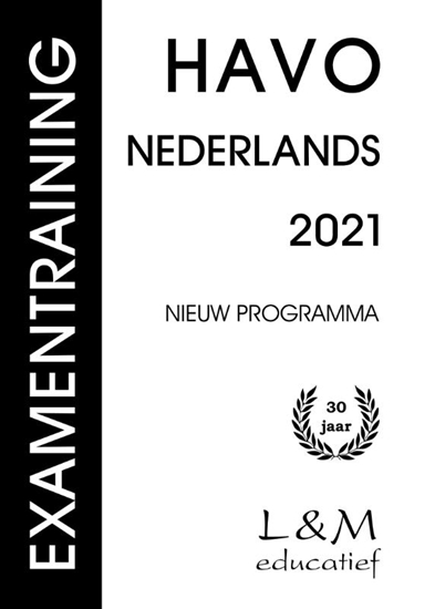 Afbeelding van Examentraining Havo Nederlands 2021