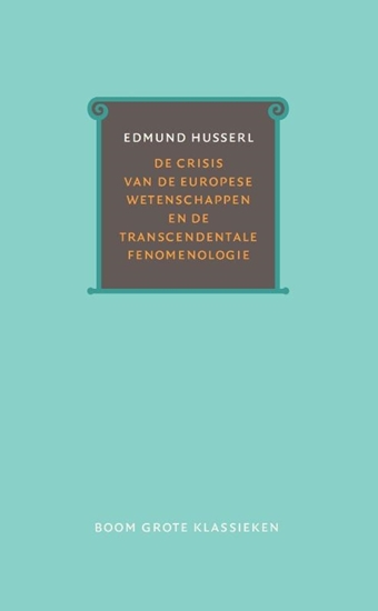 Afbeelding van De crisis van de Europese wetenschappen en de transcendentale fenomenologie