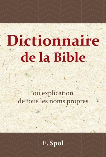 Afbeelding van Dictionnaire de la Bible
