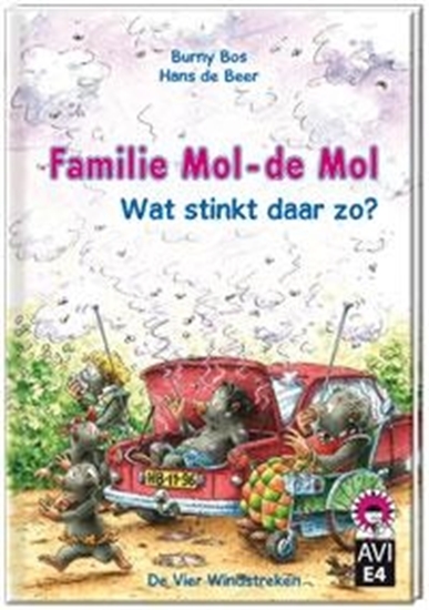 Afbeelding van Hoera, ik kan lezen! Familie Mol-de Mol wat stinkt daar zo?