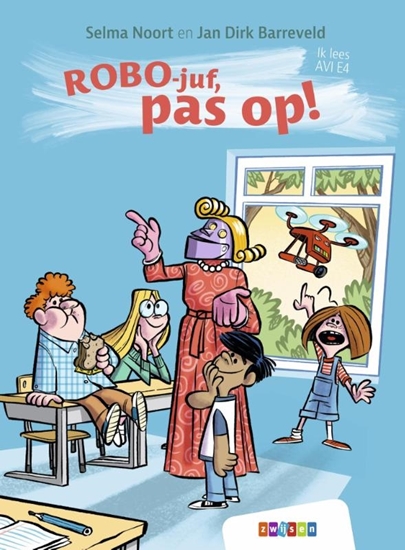 Afbeelding van Ik lees AVI ROBO-juf, pas op!