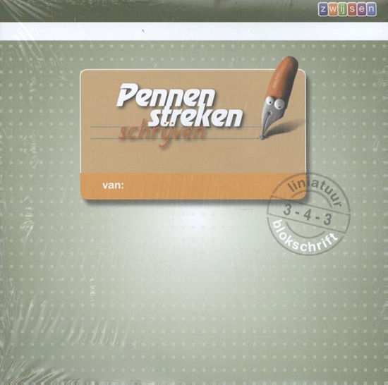 Afbeelding van pennenstreken Pennenstreken ed2 lijntjesschrift blokschrift 3-4-3 (5v)