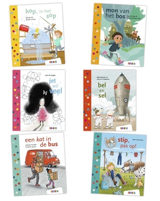 Afbeeldingen van Leren lezen AVI M3 Pakket Leren lezen AVI M3 2 (6 titels)