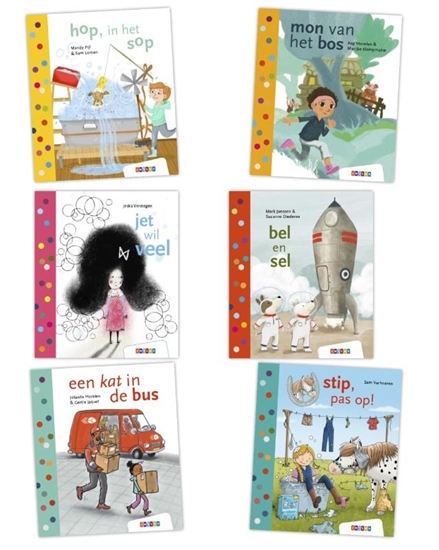 Afbeelding van Leren lezen AVI M3 Pakket Leren lezen AVI M3 2 (6 titels)