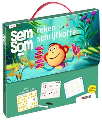 Afbeeldingen van Semsom edutainment Semsom reken schrijfkoffer