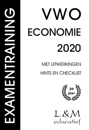 Afbeeldingen van Examentraining Vwo Economie 2020